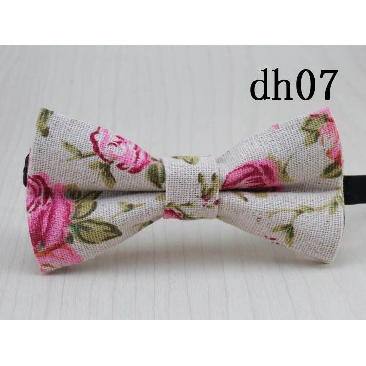 

Детский Галстук-Бабочка Handmade Бежевый С Цветами Bbk-2912 158304