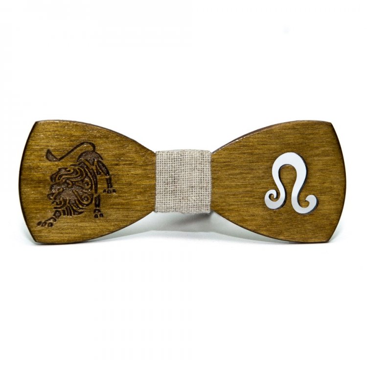 

Галстук Бабочка Gofin wood Знак Зодиака Лев 11.5 x 4.5 см Дерево GBDH-8434 5336547