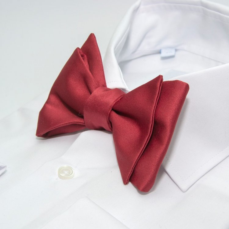

Галстук-Бабочка Handmade Самовяз Бордовый Однотонный Gb-33-23 158408