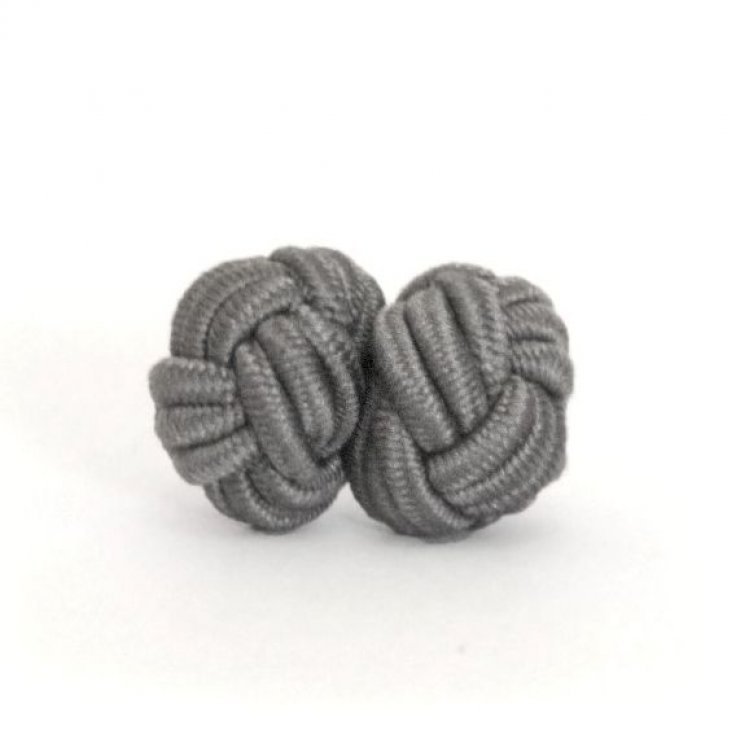 

Запонки Handmade Тканевые Серые Zphs-3140 158045