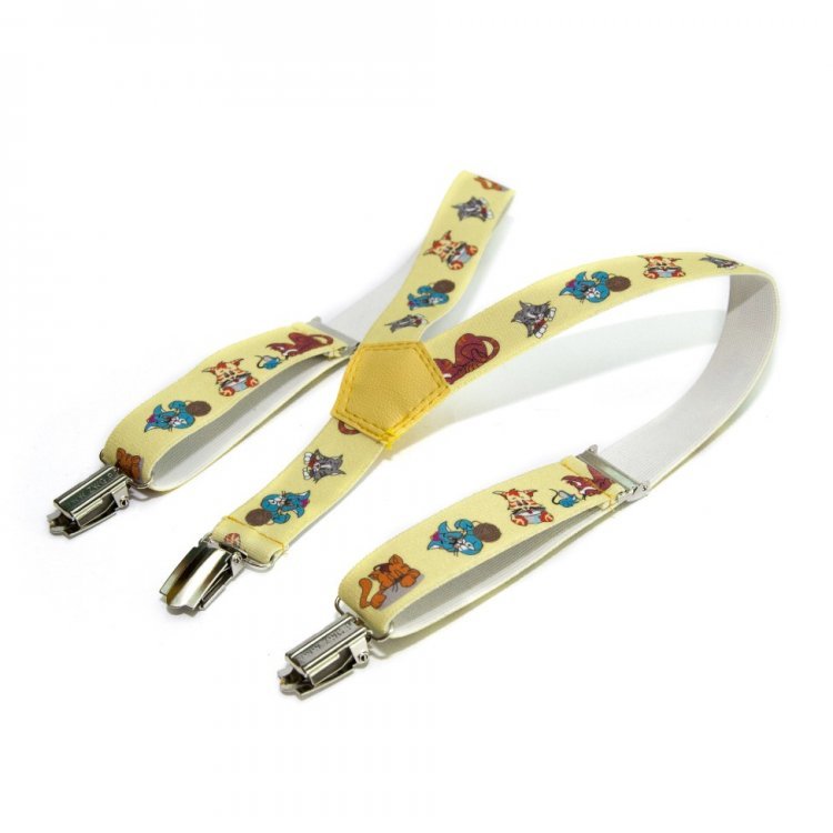 

Подтяжки Gofin suspenders Детские С Котиками Желтые Pbd-15021 158907