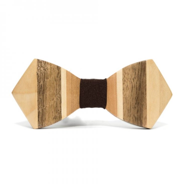 

Галстук Бабочка Gofin wood Объемная С Вертикальными Полосками 11.5 x 4.5 см Дерево GBDH-8074 5293257