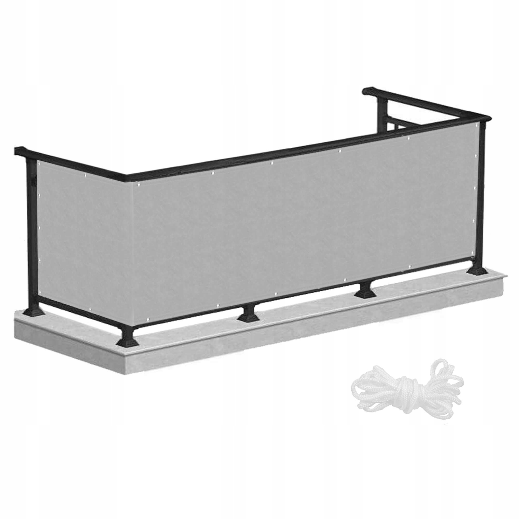 

Ширма для балкона (балконный занавес) Springos 1 x 7 м BN1016 Grey