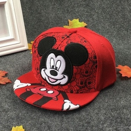 

Кепка Mickey Mouse Fashion kids с прямым козырьком 50-54 см Красная 13828