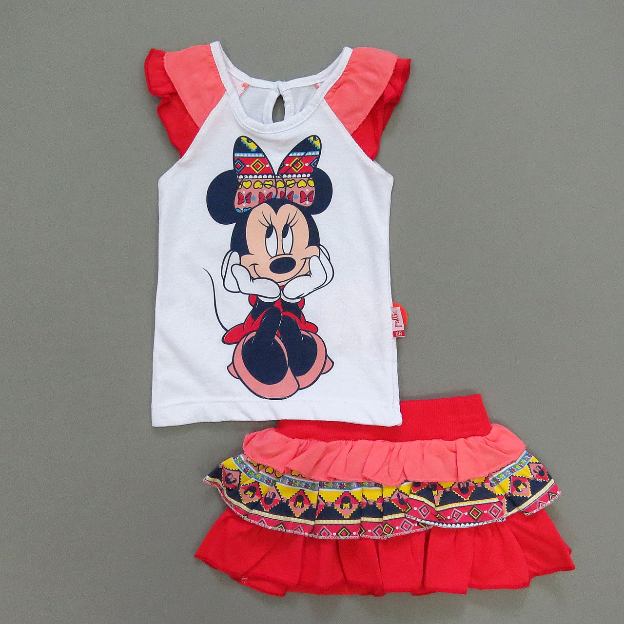 

Костюм Minnie Mouse Pattic для девочки 74 см Белый с красным 14237