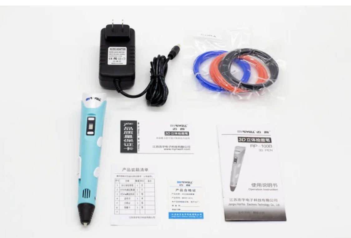 

3D Ручка MyRiwell 2 RP100B Голубая
