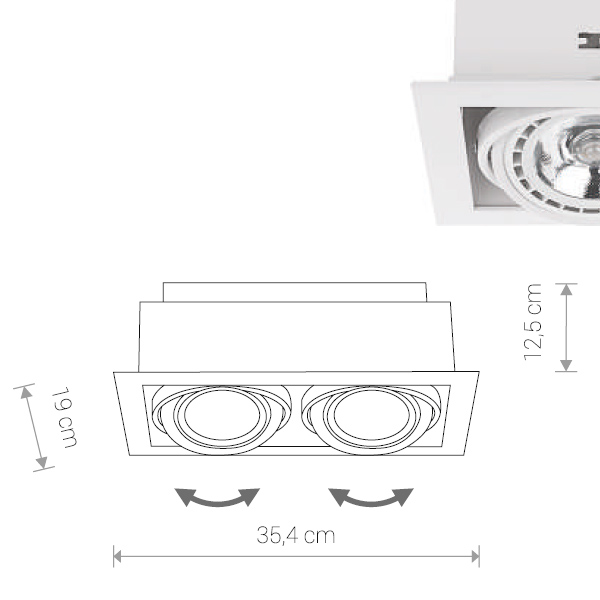 

Светильник точечный врезной Nowodvorski 9574 Downlight