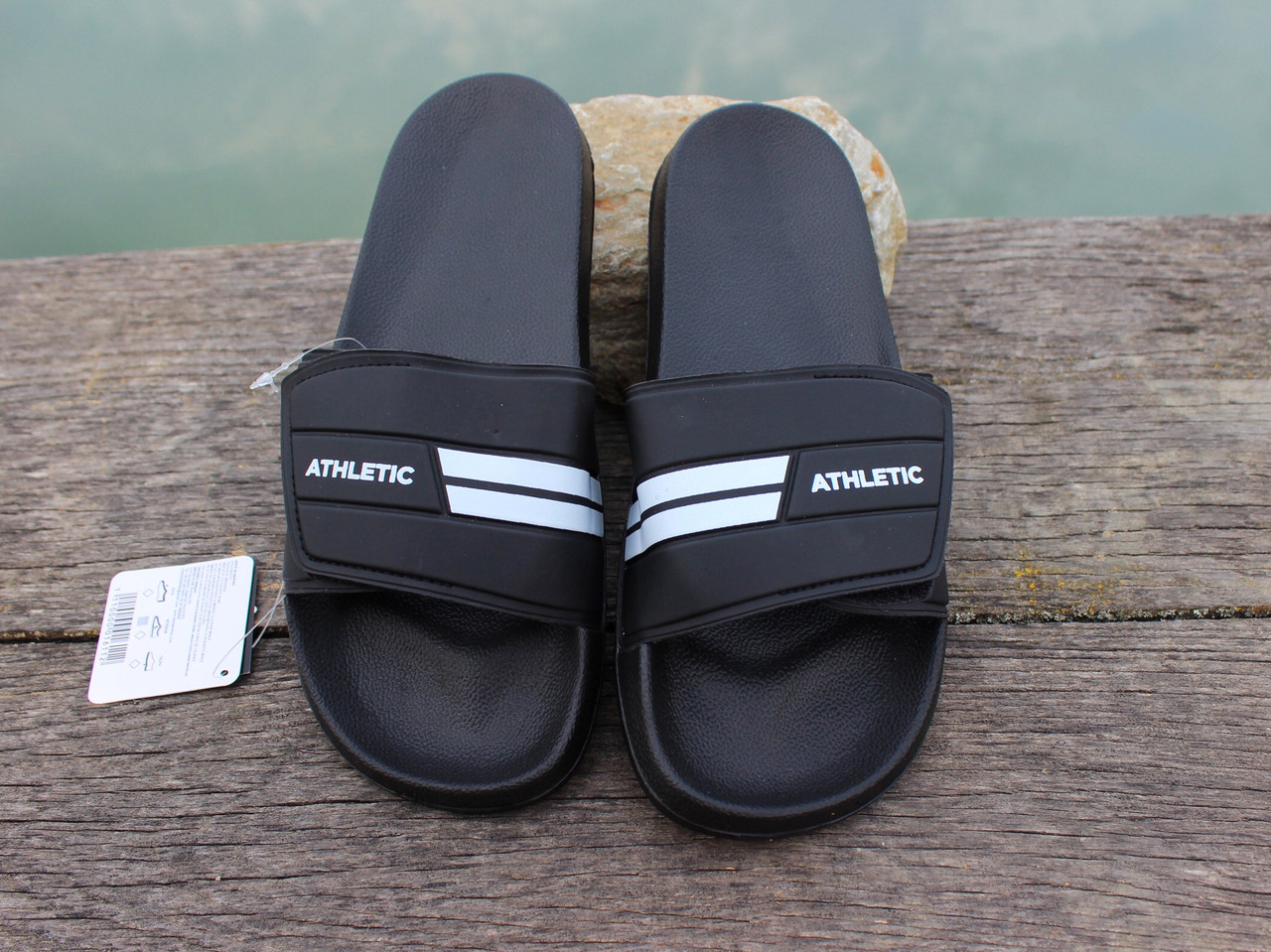 

Шлепанцы Athletic 45 30,7 см черные 2