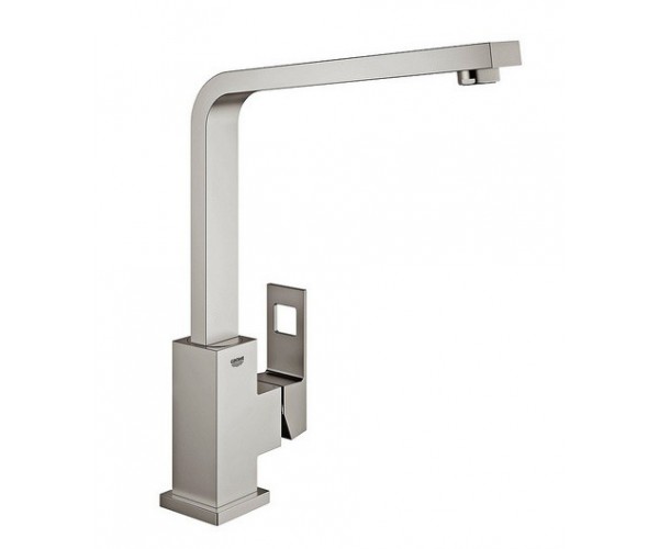 

Смеситель для кухни однорычажный GROHE EUROCUBE 31255DC0 сталь (28959)