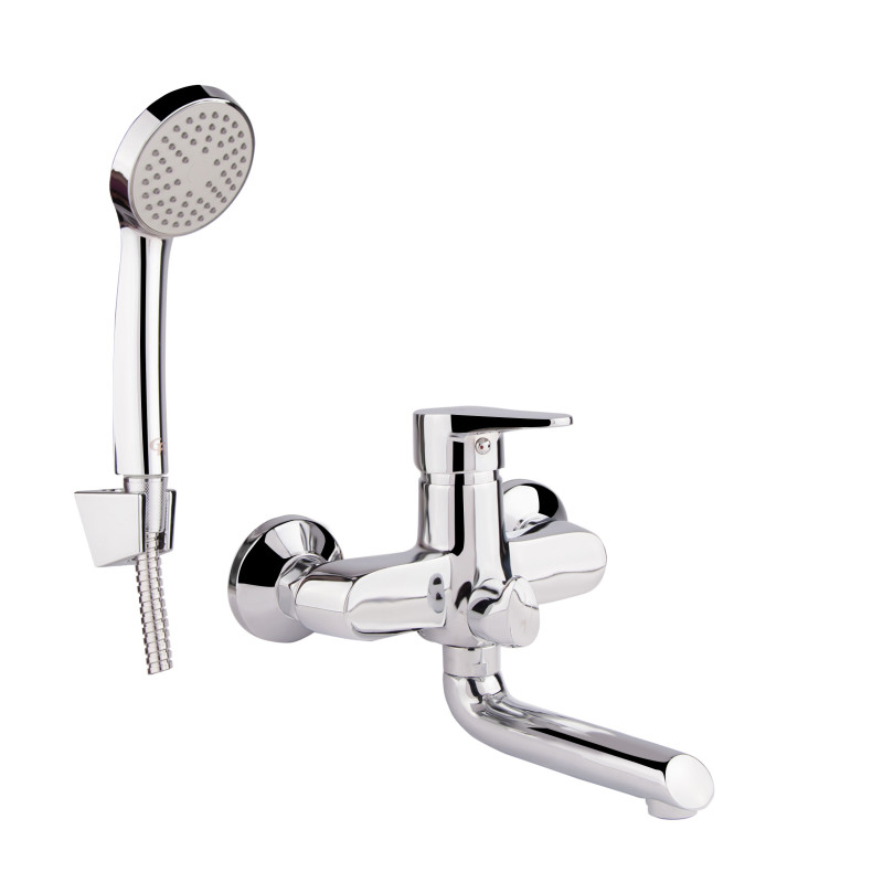 

Смеситель для ванны настенный GF Italy GFCRMS01006N хром (41357)