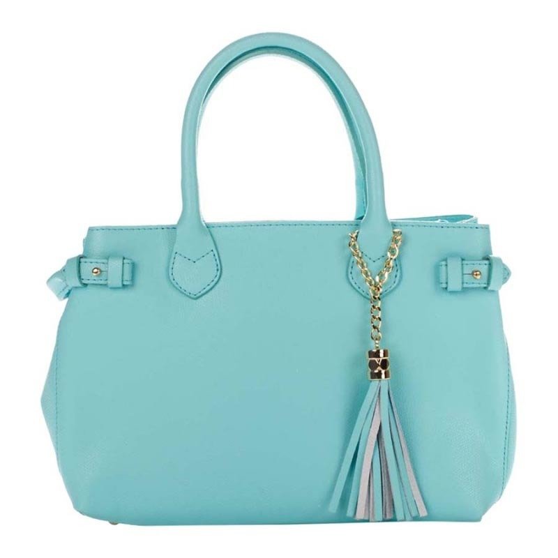 

Женская кожаная сумка Italian bags Бирюзовый
