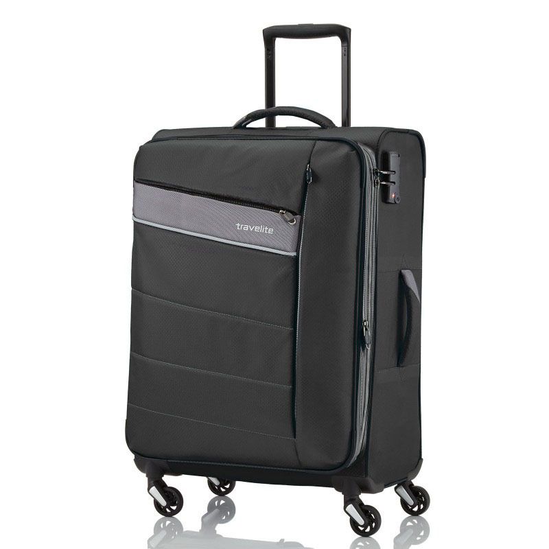 

Чемодан на 4 колесах Travelite KITE Black M расш. 67/77л (TL089948-01)