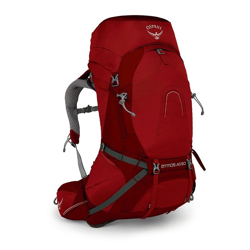 

Туристический рюкзак Osprey Atmos AG 50 Rigby Red MD Красный (009.1710)