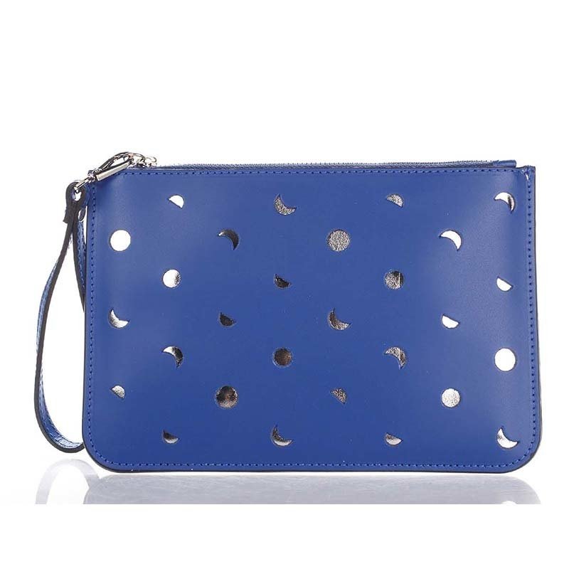 

Клатч кожаный Italian bags Синий