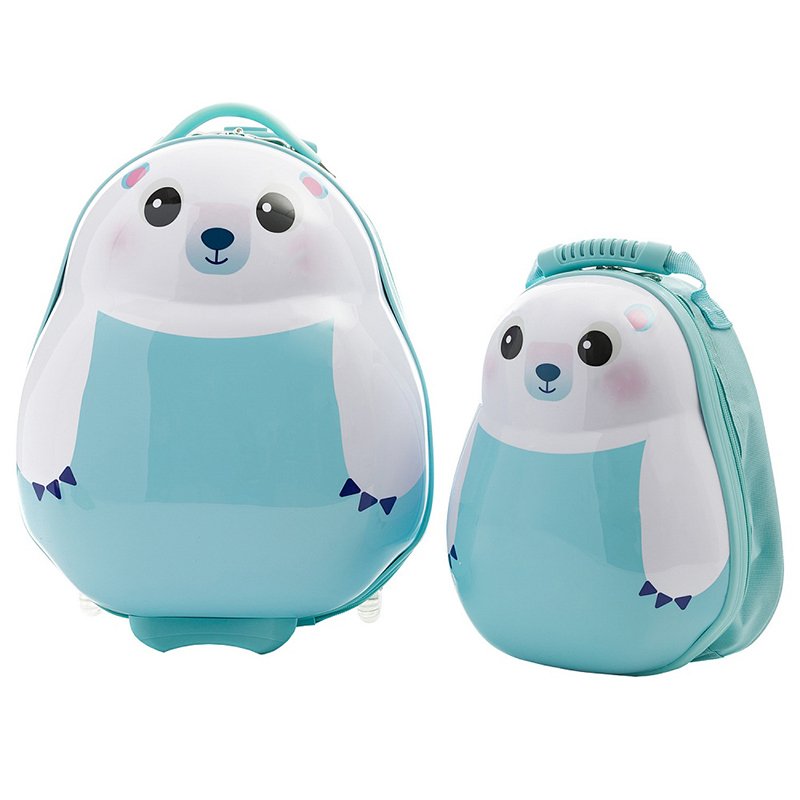 

Детский чемодан на 2 колесах + Рюкзак Heys TRAVEL TOTS Polar Bear 13.8л+3.4л (He13030-3201-00)