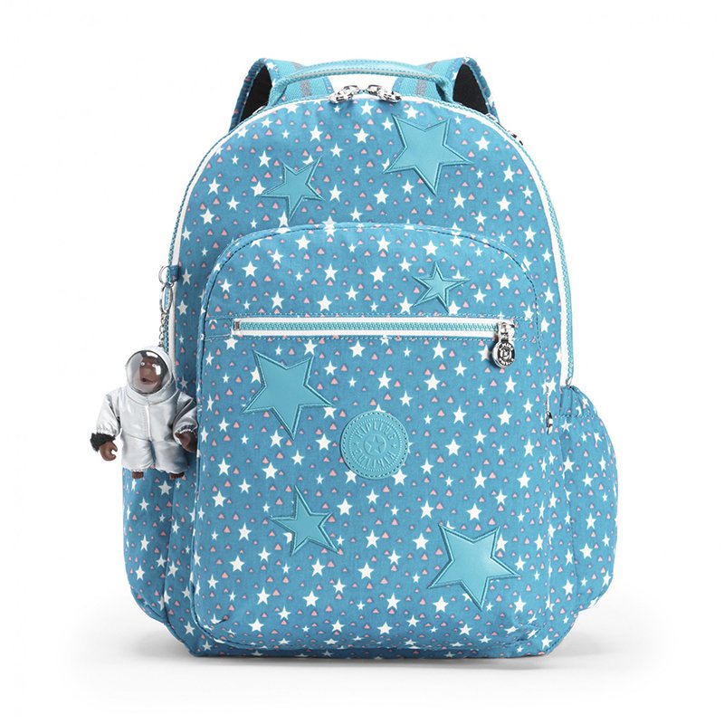 

Детский городской рюкзак Kipling SEOUL GO Fun Star Girl с отд. д/ноут. 25л