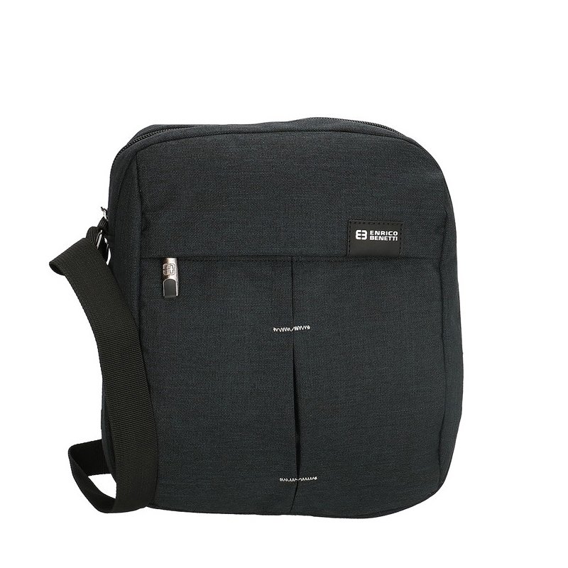 

Мужская наплечная сумка Enrico Benetti SYDNEY Black 4л (Eb47168 001)