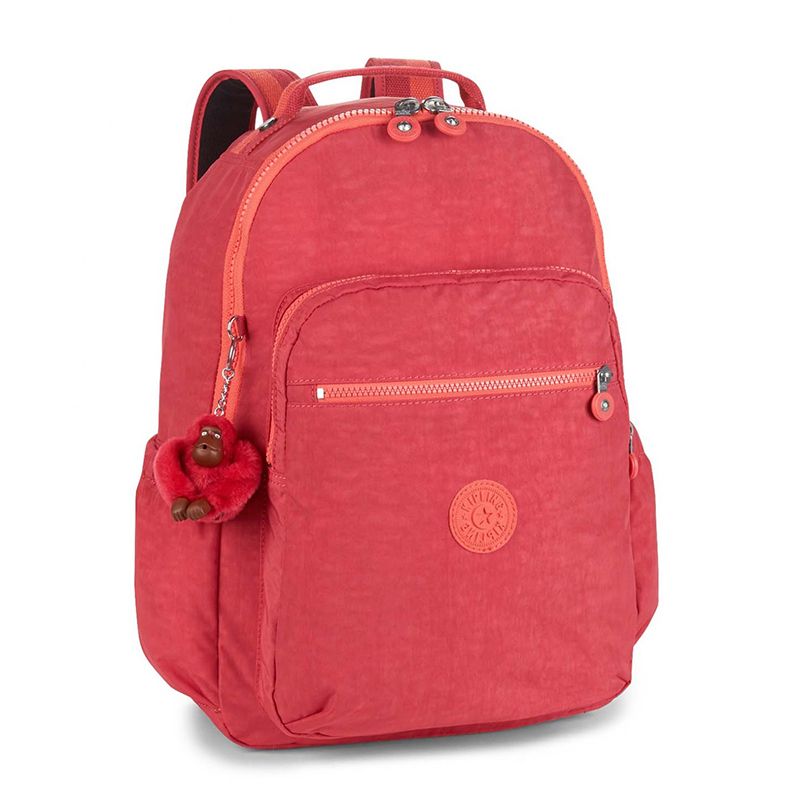

Городской рюкзак Kipling SEOUL UP Punch Pink C с отдел. для ноутбука 25л