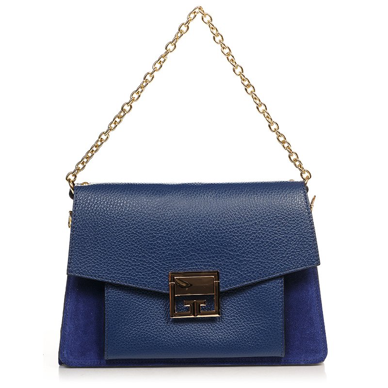 

Женская кожаная сумка Italian Bags Синий