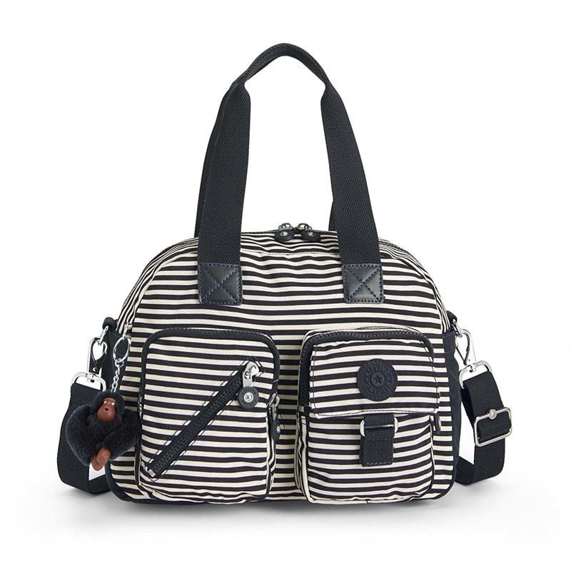 

Женская наплечная сумка Kipling DEFEA Marine Stripy B 11л