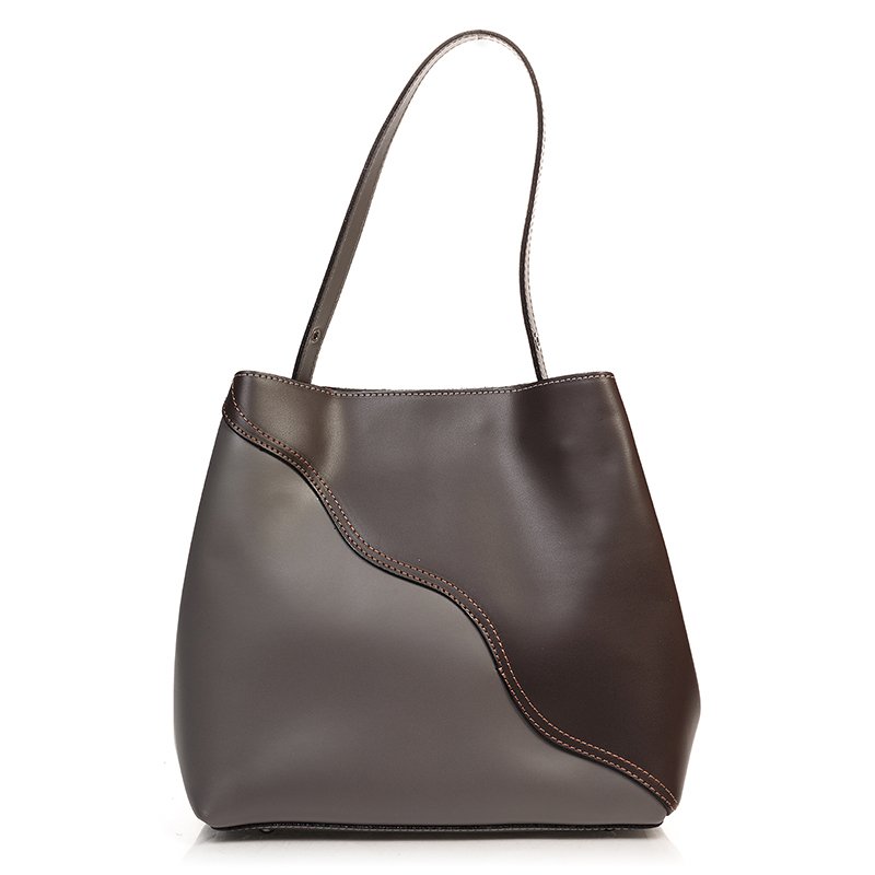

Женская кожаная сумка Italian Bags Серый