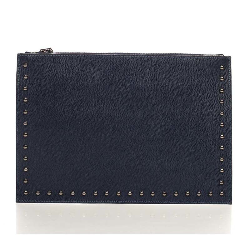 

Клатч кожаный Italian Bags Синий