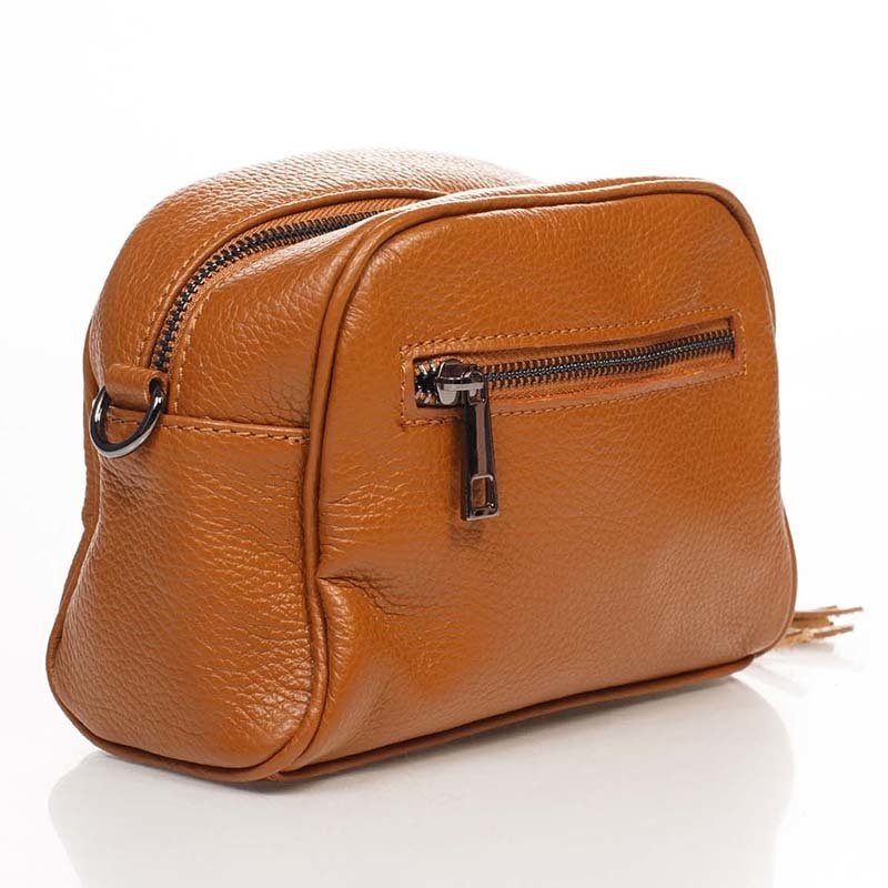 

Клатч кожаный Italian bags Коньячный