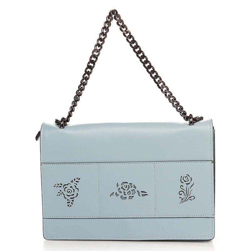 

Клатч кожаный Italian Bags Голубой