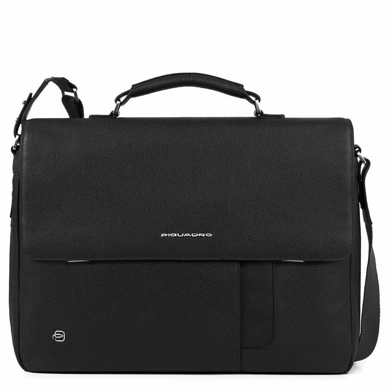 

Портфель Piquadro ERSE Black с отд. д/ноутбука 15.6"/iPad Air/Pro