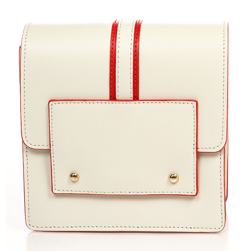 

Клатч кожаный Italian Bags Бежевый
