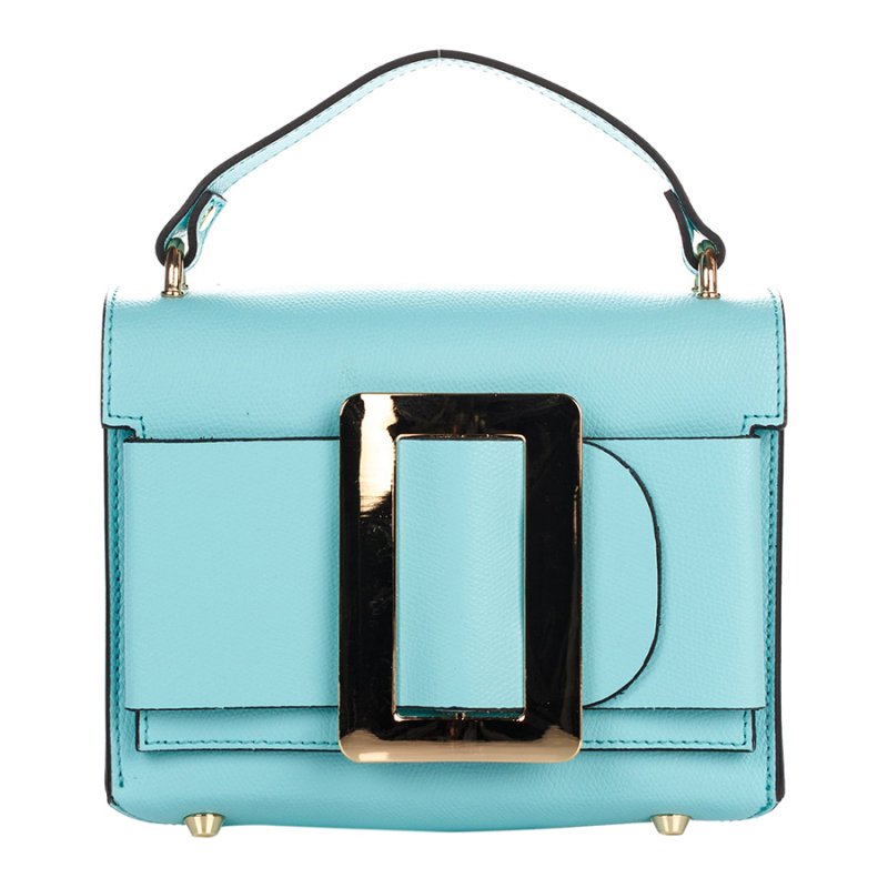 

Женская кожаная сумка Italian bags Бирюзовый