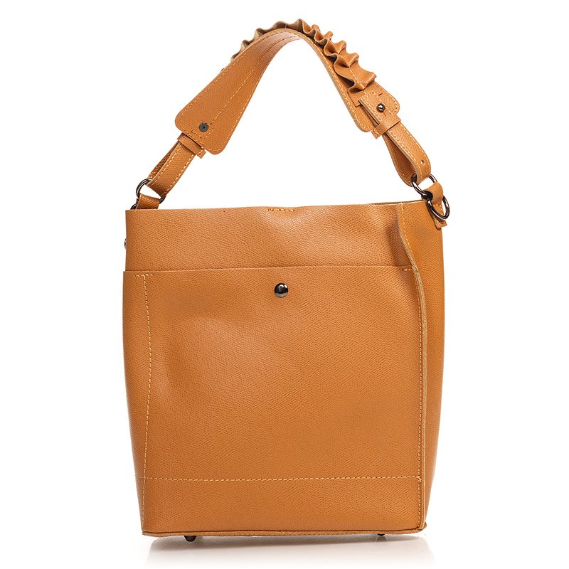

Женская кожаная сумка Italian Bags Коньячный