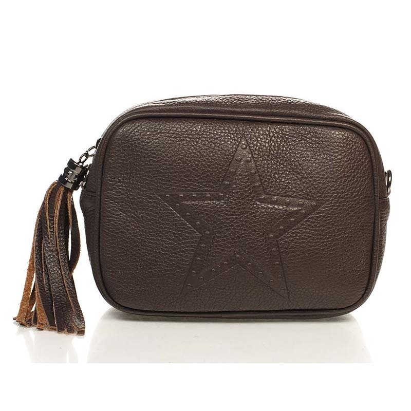 

Женская кожаная сумка Italian Bags Коричневый