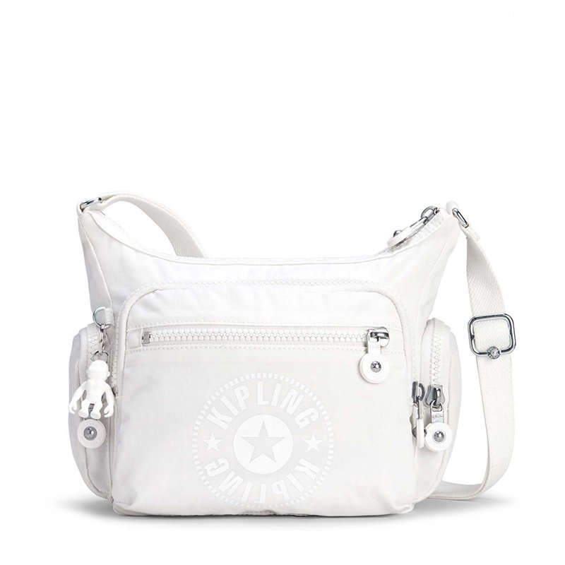 

Женская наплечная сумка Kipling GABBIE S Lively White 7л