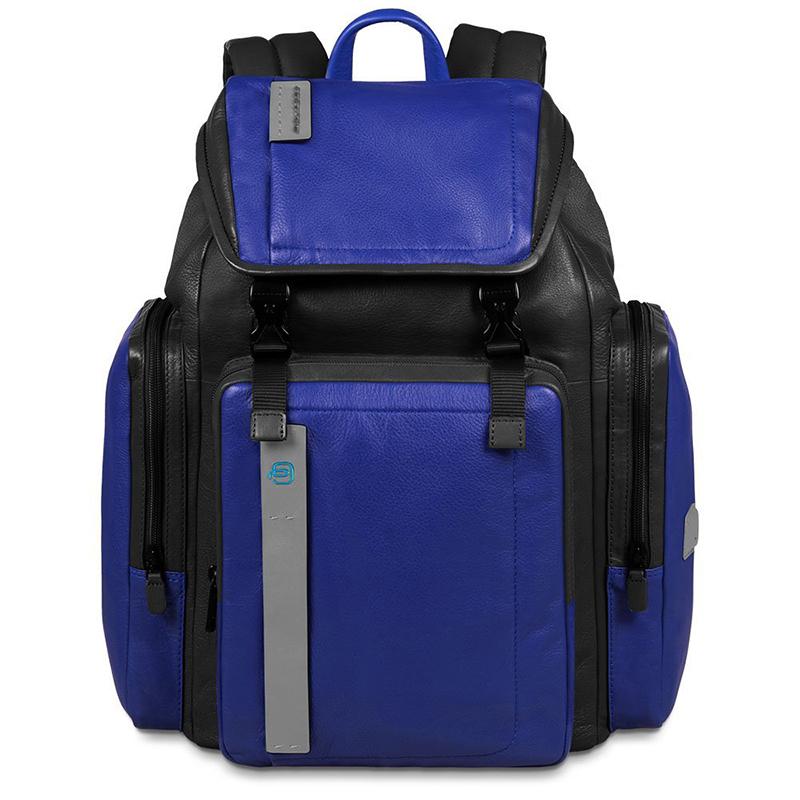 

Городской рюкзак Piquadro PULSE Black-Blue 35л