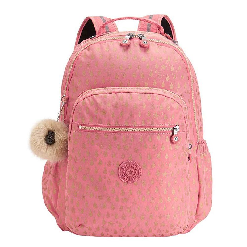 

Городской рюкзак Kipling SEOUL GO Pink Gold Drop с отдел. д/ноутбука 20л