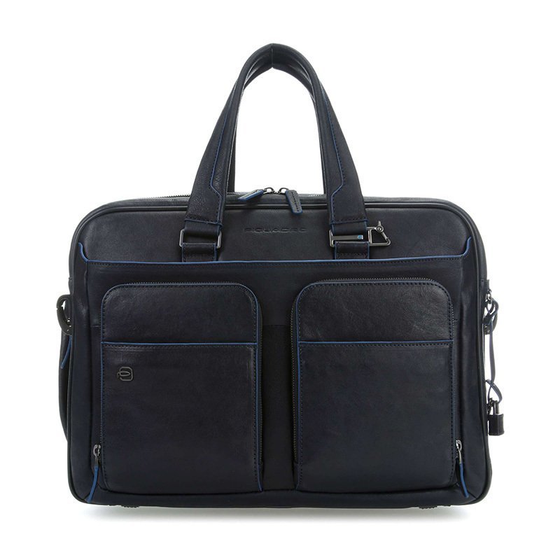 

Мужская кожаная сумка Piquadro B2S Blue с отд. д/ноутбука 15"/iPad