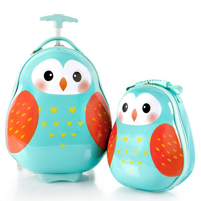 

Детский чемодан на 2 колесах + Рюкзак Heys TRAVEL TOTS Owl 13.8л+3.4л (He13030-3170-00)
