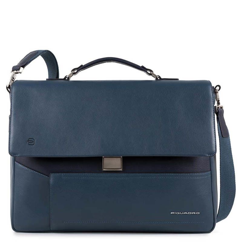 

Портфель Piquadro CARY Blue с отдел. д/ноутбука 14"/iPad Air/Pro