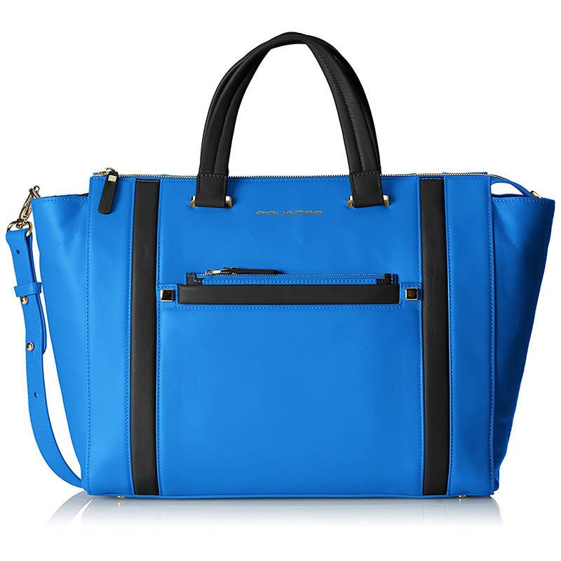 

Женская сумка Piquadro RAND Blue с чехлом для ноутбука 15"