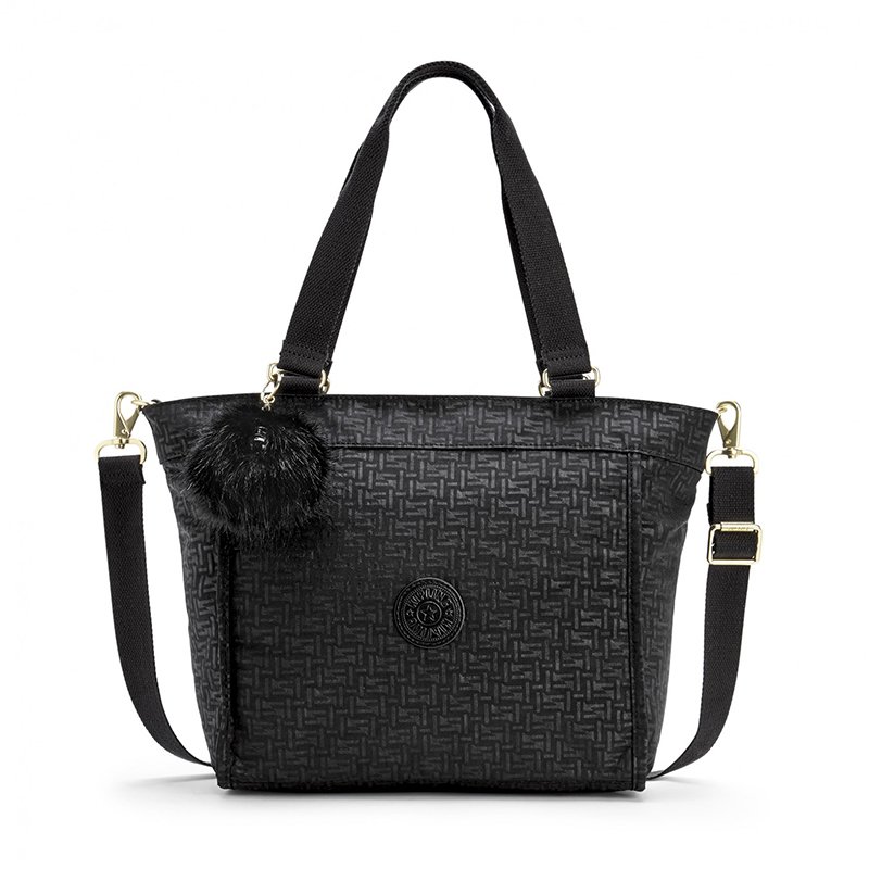 

Женская наплечная сумка Kipling NEW SHOPPER S Black Pylon Emb 9л