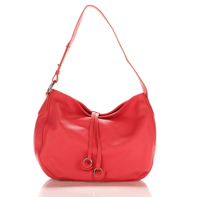 

Женская кожаная сумка Italian bags Коралловый