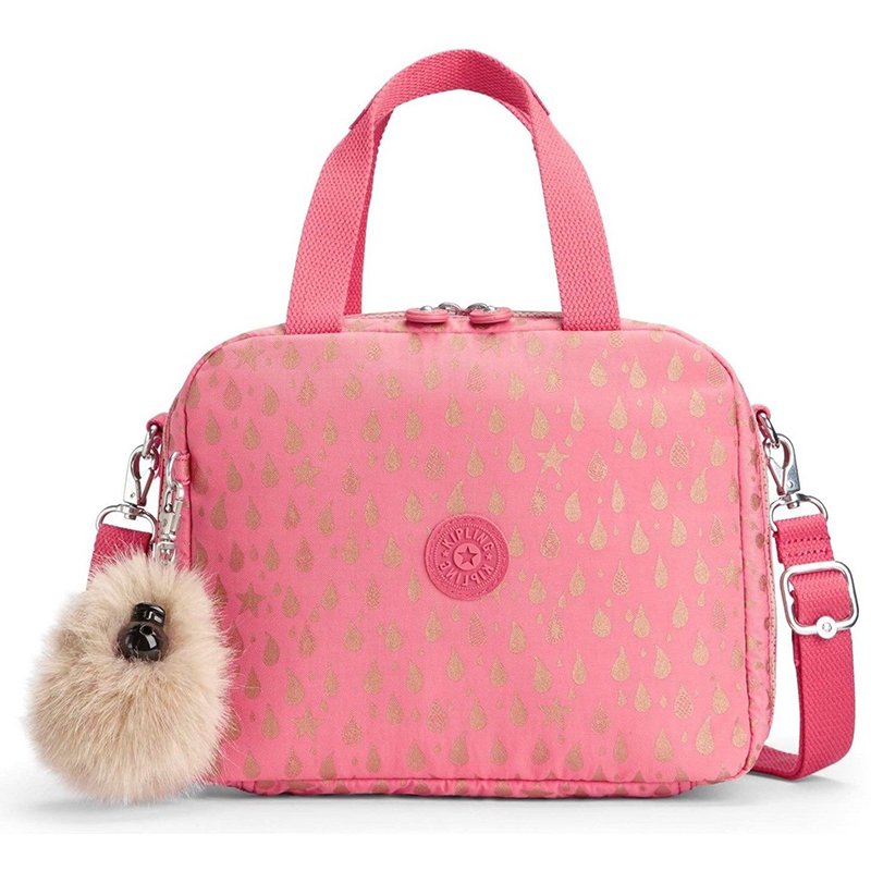 

Женская сумка Kipling MIYO Pink Gold Drop для ланча 8л
