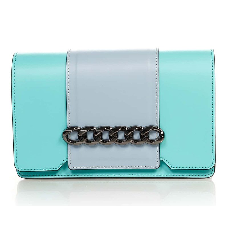 

Клатч кожаный Italian Bags Бирюзовый