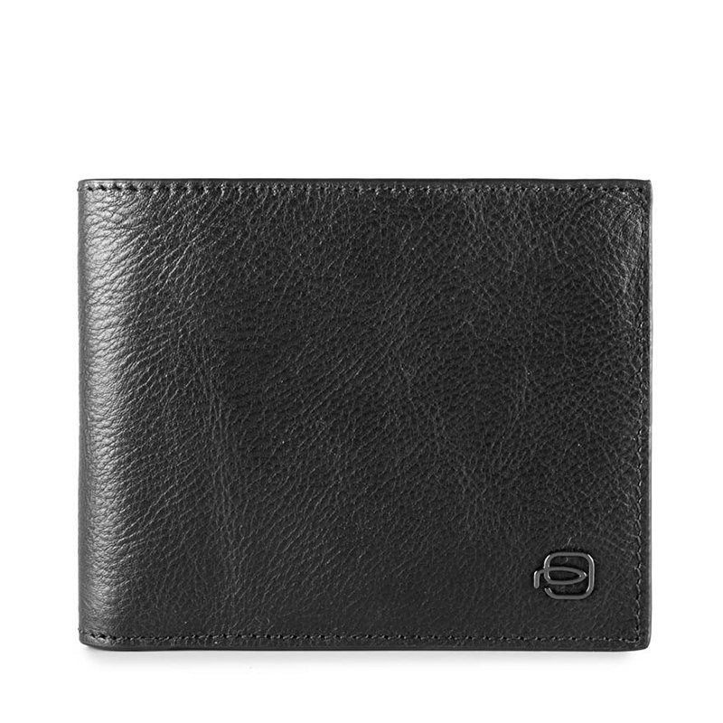 

Портмоне кожаное Piquadro BK SQUARE Black с отдел. для монет с RFID защитой