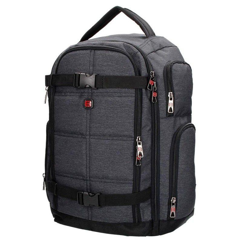

Городской рюкзак Enrico Benetti BERKELEY 30 л Black-Grey