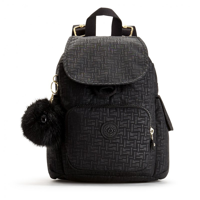 

Городской рюкзак Kipling CITY PACK MINI Black Pylon Emb 9л