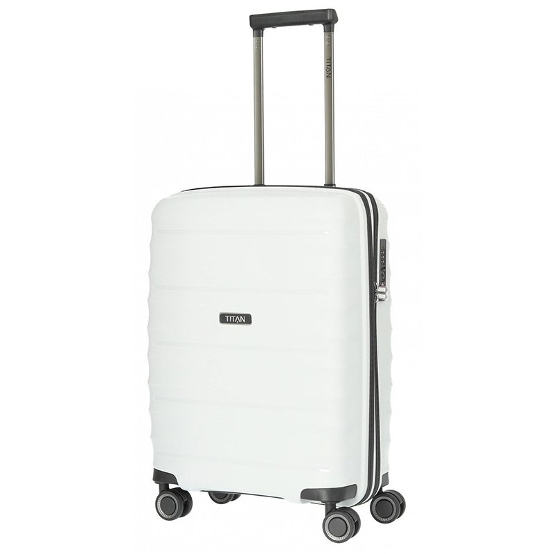 

Чемодан на 4 колесах Titan HIGHLIGHT Off-White 38л (Ti842406-33)