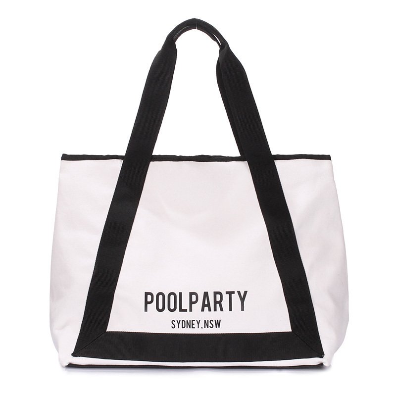 

Женская коттоновая сумка POOLPARTY Laguna (laguna-white)