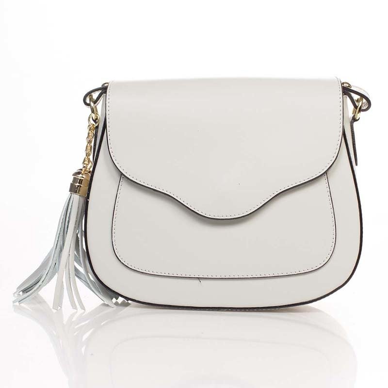 

Женская кожаная сумка Italian bags Серый